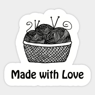 Yarn - Made with Love Sticker